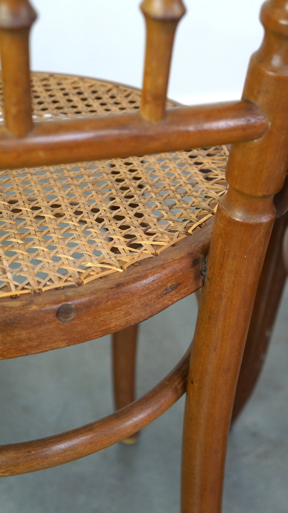 Image 1 of 4x Vintage bistro stoelen