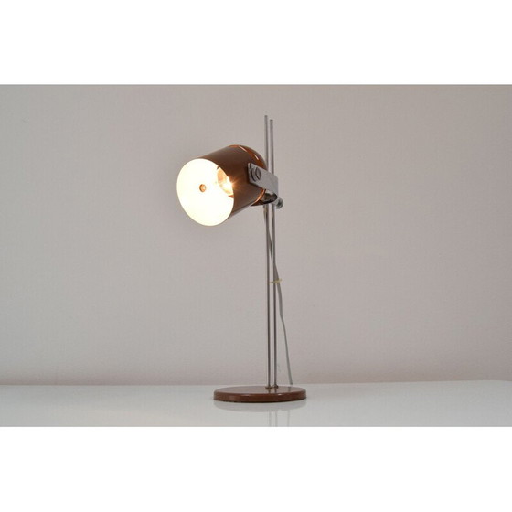Image 1 of Vintage verstelbare tafellamp in gelakt metaal van Stanislav Indra voor Combi Lux, Tsjecho-Slowakije 1970