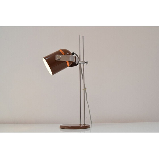 Image 1 of Vintage verstelbare tafellamp in gelakt metaal van Stanislav Indra voor Combi Lux, Tsjecho-Slowakije 1970