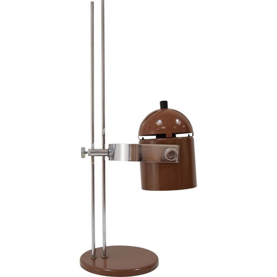 Image 1 of Vintage verstelbare tafellamp in gelakt metaal van Stanislav Indra voor Combi Lux, Tsjecho-Slowakije 1970