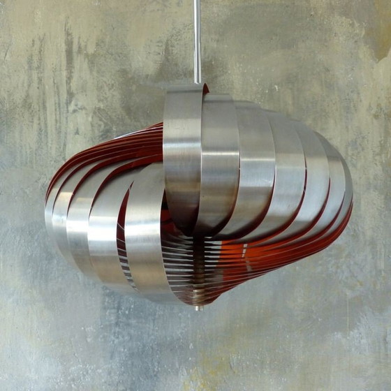 Image 1 of Vintage spiraal hanglamp van Henri Mathieu voor Lyfa Français, 1965