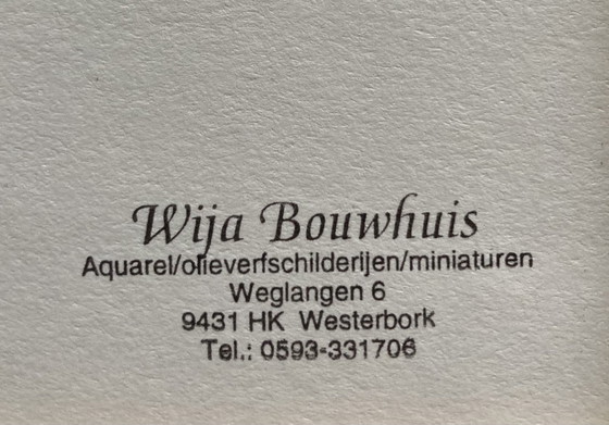 Image 1 of Handgesigneerd Tweeluik Repro’S Wija Bouwhuis