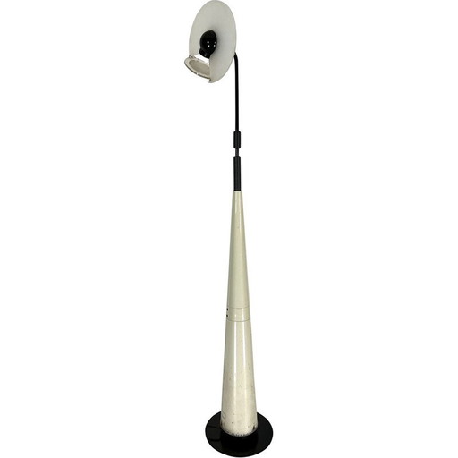 Vintage Club 1195 glazen vloerlamp door Giuseppe Ramella voor Arteluce, Italië 1980