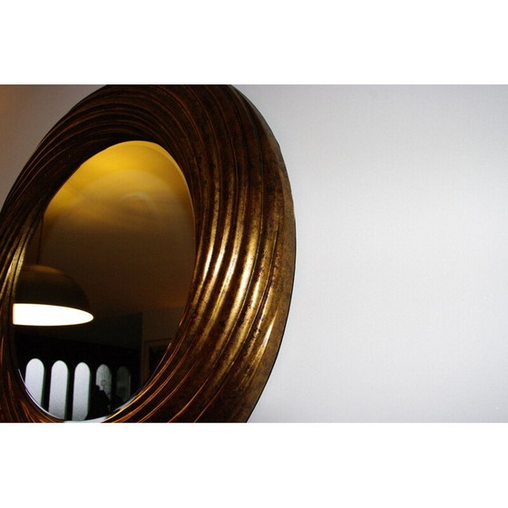 Image 1 of Vintage spiegel van hars met patina, 1970