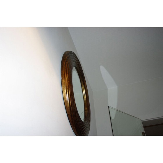 Image 1 of Vintage spiegel van hars met patina, 1970