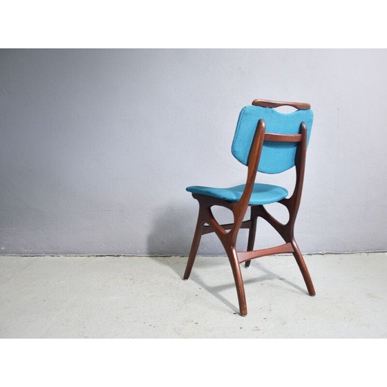 Image 1 of Vintage teakhouten Pynock eetkamerstoel 1960