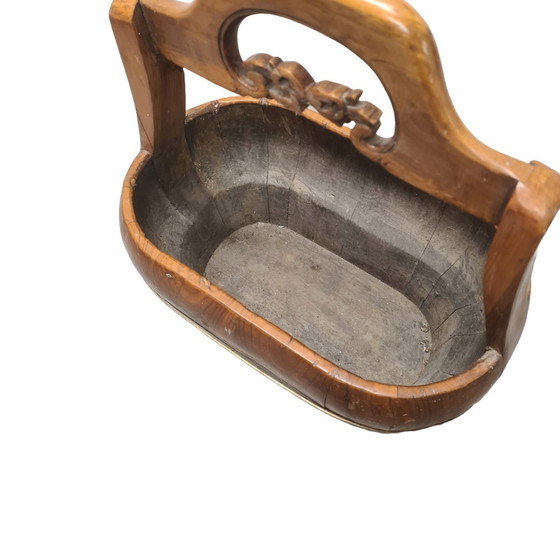 Image 1 of Oude Chinese Houten Wateremmer, Midden 20E Eeuw