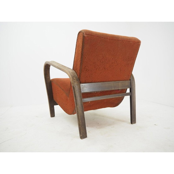 Image 1 of Mid Century fauteuil HF 11 van J. Halabala, Tsjecho-Slowakije 1950