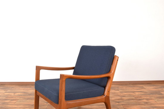 Image 1 of Mid Century Deense Teakhouten Fauteuils Door Ole Wanscher Voor France & Son, 1960S, Set Van 2