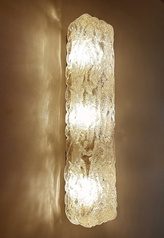 Image 1 of Vintage Limburgse Glazen Wandlamp