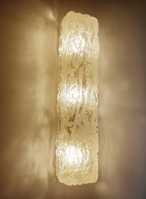 Image 1 of Vintage Limburgse Glazen Wandlamp