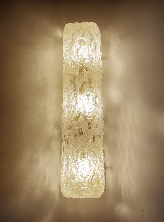 Image 1 of Vintage Limburgse Glazen Wandlamp