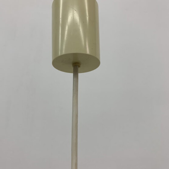 Image 1 of Mid-eeuws Design Glazen Globe Hanglamp met Gouden Vlokken - 1970's