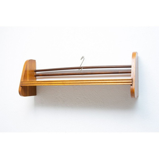 Image 1 of Vintage wandplank in beukenhout van Uluv, Tsjechië 1960