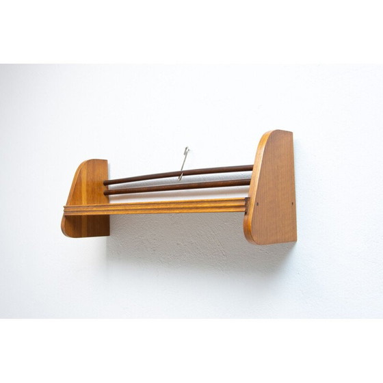 Image 1 of Vintage wandplank in beukenhout van Uluv, Tsjechië 1960