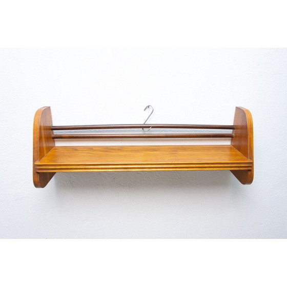 Image 1 of Vintage wandplank in beukenhout van Uluv, Tsjechië 1960