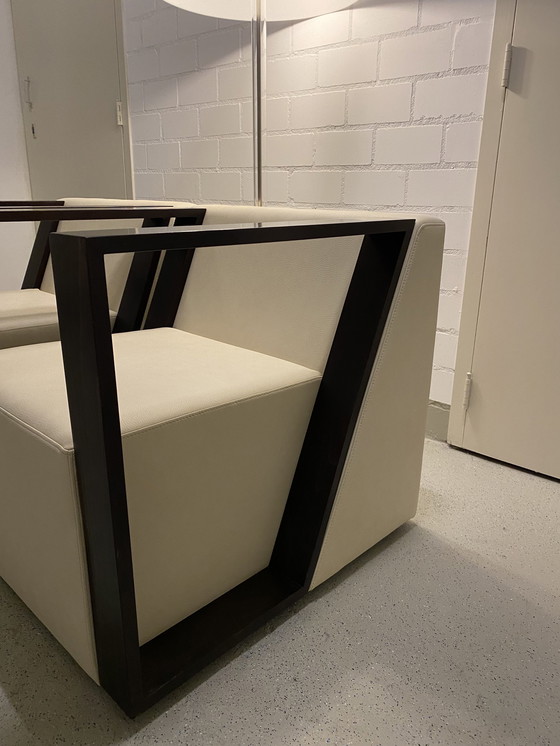 Image 1 of 2x Mobitec Lounge Design Fauteuils