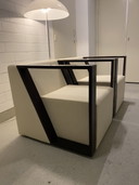 2x Mobitec Lounge Design Fauteuils
