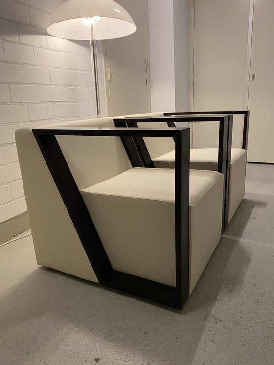 Image 1 of 2x Mobitec Lounge Design Fauteuils