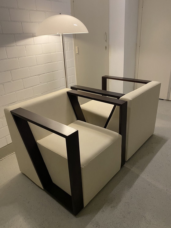 Image 1 of 2x Mobitec Lounge Design Fauteuils