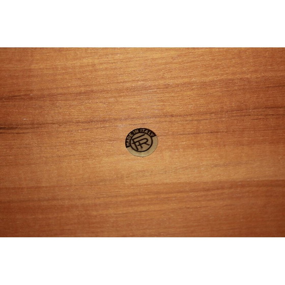 Image 1 of 1x Vintage Italiaanse teakhouten barwagen van Fratelli Reguitti, jaren 50