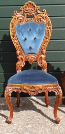 4x Barok eetkamerstoelen
