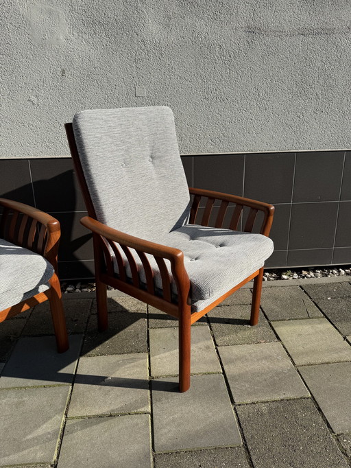 Paar Schou Andersen Lounge Stoelen