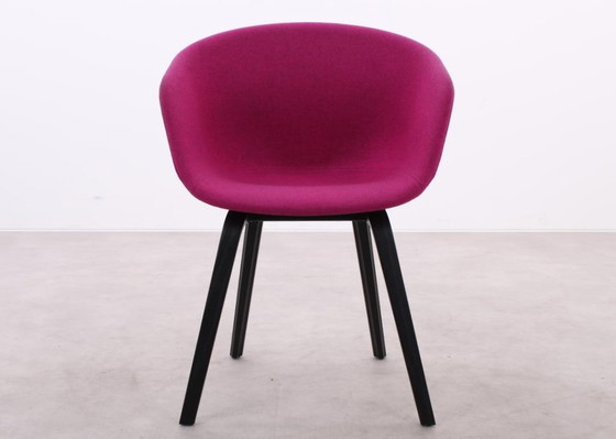 Image 1 of 2x HAY AAC 23 About A Chair stoel roze/zwart