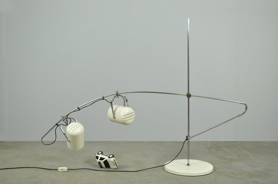 Image 1 of GEPO vintage witte Sorrento vloerlamp Copini & Posthuma