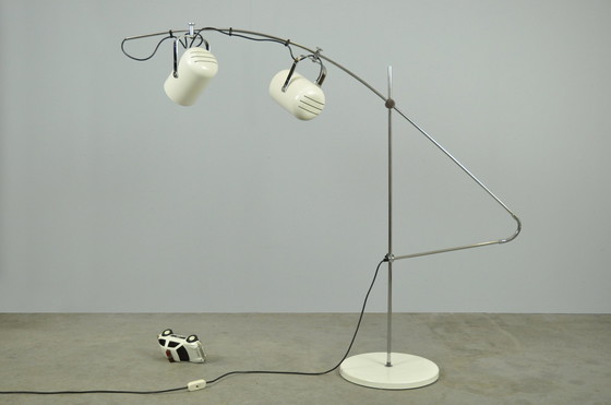 Image 1 of GEPO vintage witte Sorrento vloerlamp Copini & Posthuma