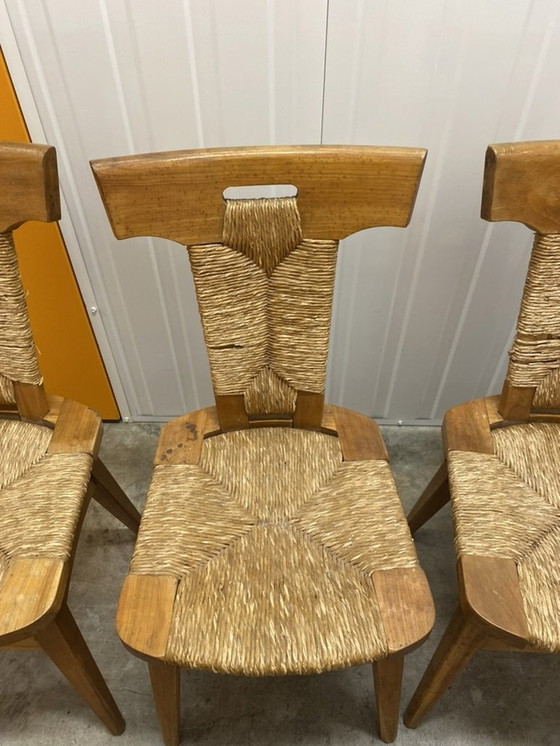 Image 1 of Arts & Crafts stoelen van W. Kuyper, Nederland 1920S