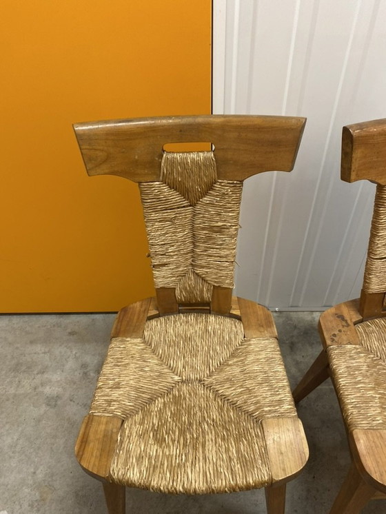 Image 1 of Arts & Crafts stoelen van W. Kuyper, Nederland 1920S