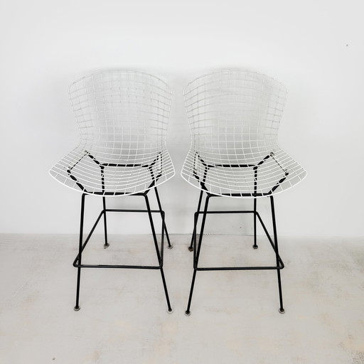 2X Barkruk °427° Door Harry Bertoia Voor Knoll International, jaren 1970