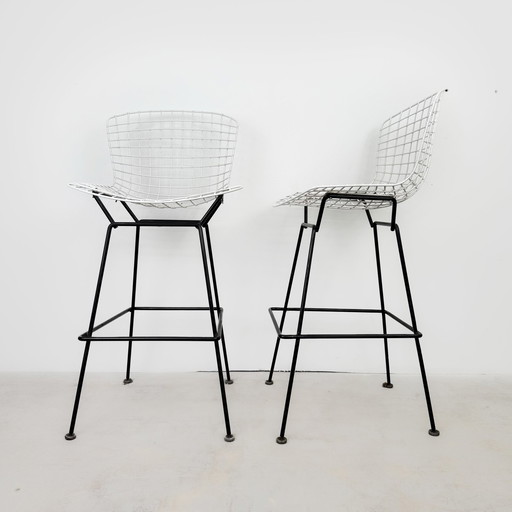 2X Barkruk °427° Door Harry Bertoia Voor Knoll International, jaren 1970