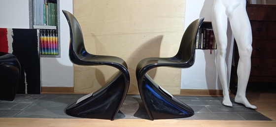 Image 1 of 2x Vitra Stoel Classic S van Verner Panton