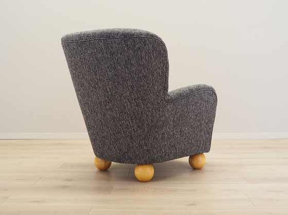 Image 1 of Grijze fauteuil, Scandinavisch ontwerp, Productie: Denemarken