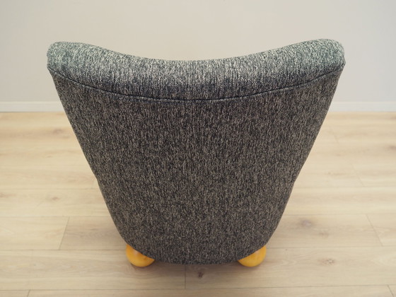 Image 1 of Grijze fauteuil, Scandinavisch ontwerp, Productie: Denemarken