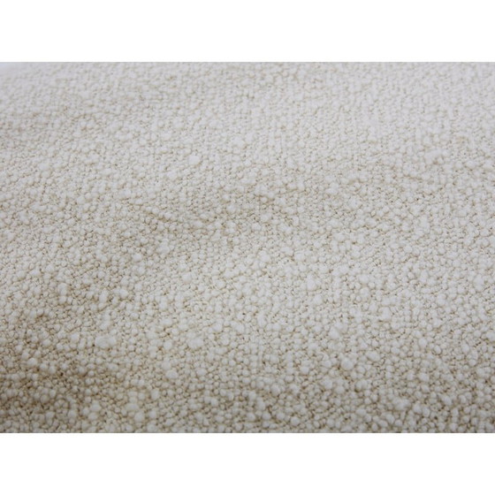 Image 1 of Paar vintage stoelen van messing en wol van Alain Delon voor Jean Charles, jaren 1970