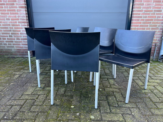 Image 1 of 6x Leolux Myto eetkamerstoelen