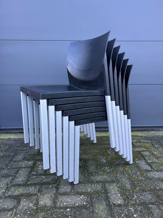 Image 1 of 6x Leolux Myto eetkamerstoelen