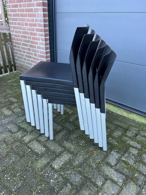 Image 1 of 6x Leolux Myto eetkamerstoelen