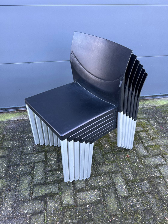 Image 1 of 6x Leolux Myto eetkamerstoelen