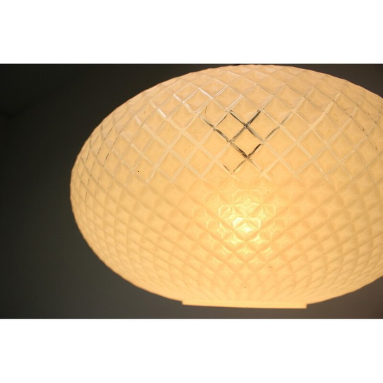 Image 1 of Vintage chroomstalen hanglamp voor Napako, Tsjecho-Slowakije 1970