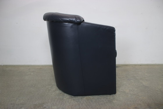 Image 1 of 4X set Rolf Benz Club fauteuil eenzitter fauteuil leer