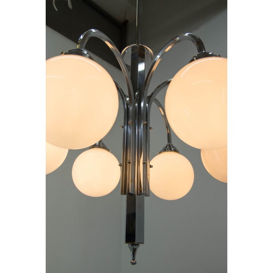 Image 1 of Vintage art deco kroonluchter, Frankrijk 1930