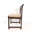 4x vintage brutalist stoel