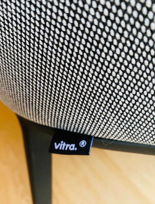 6X Vitra Kuip Eetkamer Stoelen Exclusief Poten