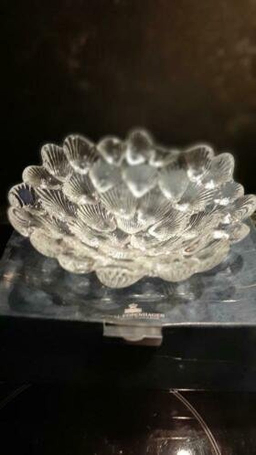 Royal Copenhagen Crystal Clam Shell Bowl Denemarken