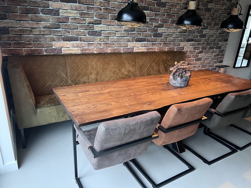 Industriële Eettafel Set