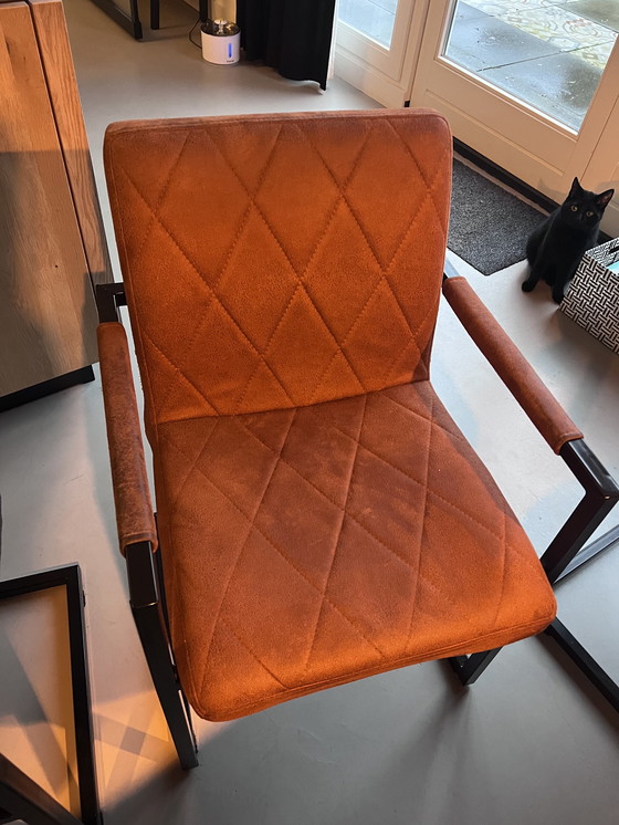 Image 1 of Industriële Eettafel Set